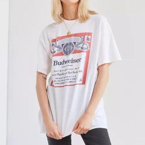 Urban Outfitters Junk Food Budweiser White Tee